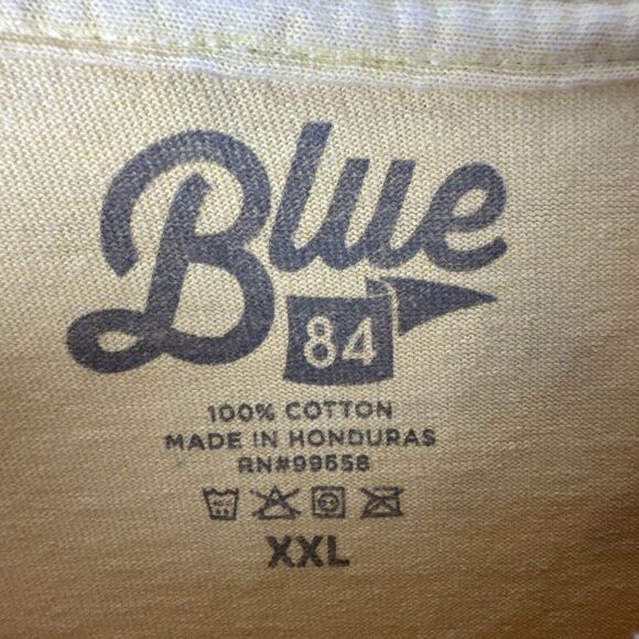 Blue‎ 84 Vintage Venice Beach Florida Yellow T Shirt XXL "Living the Dream" - Picture 3 of 7